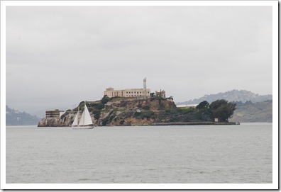 Alcatraz vista dall'Embarcadero